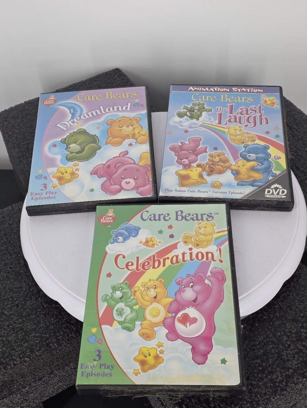 Care Bears DVD Bundle Dreamland Celebration Last Laugh Lot of 3